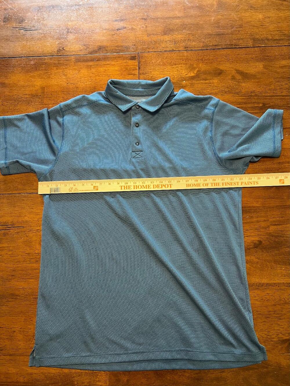 Mens Bolle Short Sleeve Blue Polo Golf Shirt, Size XL